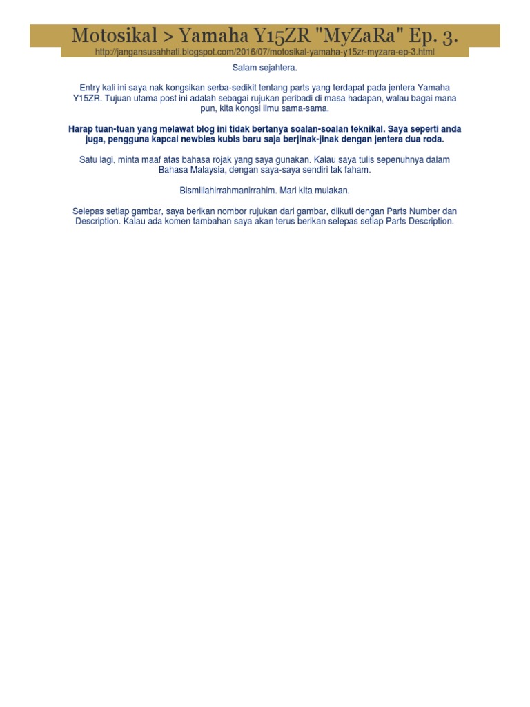 Technical Detail Y15zr Pdf