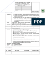 Sop Penyusunan Indikator Klinis Dan Indikator Perilaku Pemberi Layanan Klinis Dan Penilaiannya