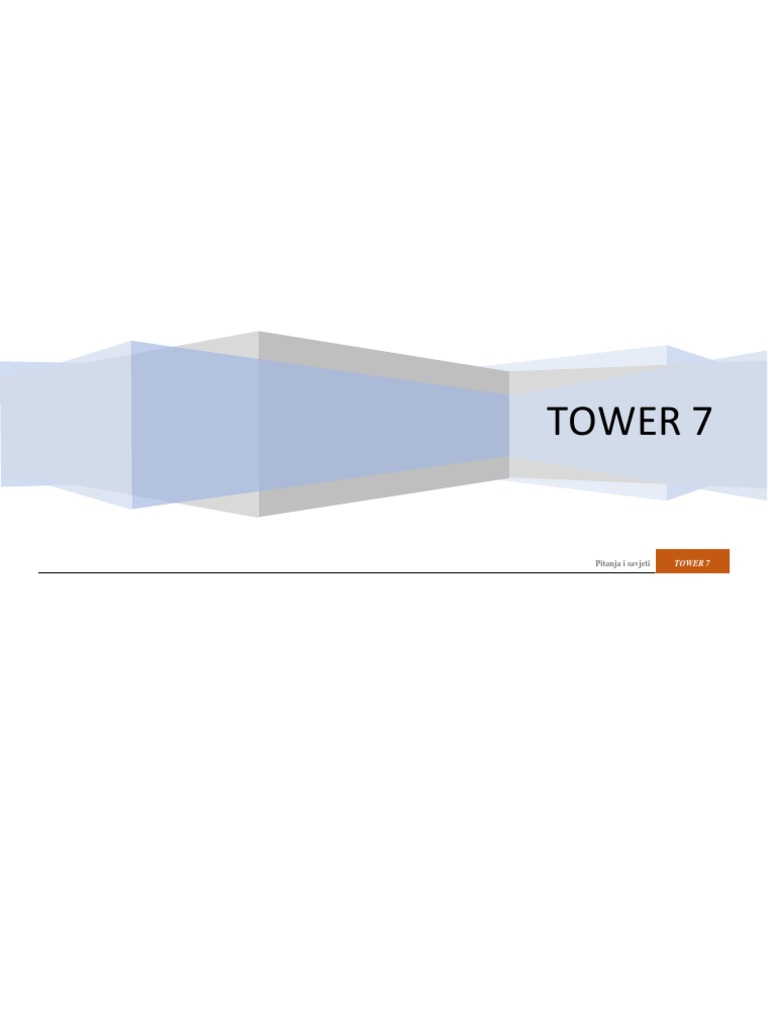 Tower 7: Dimenzionisanje i Armatura | PDF | Science & Mathematics ...