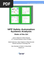 NPP Safety Automation Systems Analysis State of The Art