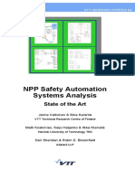 NPP Safety Automation Systems Analysis State of The Art