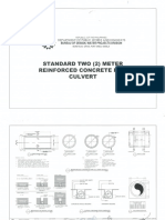 Two Meter Reinforced Concrete Pipe Culvert