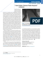 False Positive Extensor Plantar Response .