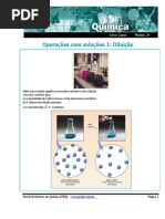 Operações Com Soluções 1 Diluição