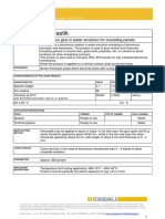 Casali S.p.a Technical Data Sheet for Idromastik Bituminous Glue