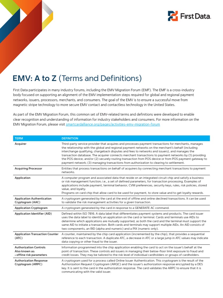 EMV A Toz PDF | PDF | Emv | Smart Card