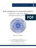 Risk management in construction projects_ a comparative stury of the different precurement options in Sweden.pdf