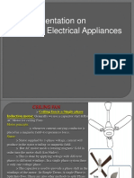 Presentation On Domestic Electrical Appliances