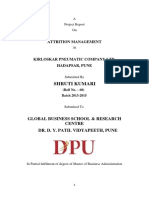 A Project Report On ATTRITION MANAGEMENT PDF