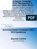 SSC 2012 Guidelines Teaching Glucose Control