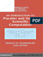 Shonkwiler R., Lefton L. An Introduction To Parallel and Vector Scientific Computing (CUP, 2006) (ISBN 052186478X) (303s) - CsAl - PDF