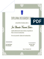 Diploma de Egreso 2018 Jose