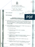 Governor's Memorandum 2007