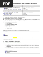 SQL Server Query Optimization Techniques PDF