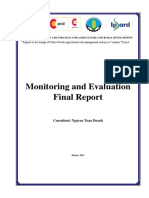 Monitoring and Evaluation Final Report