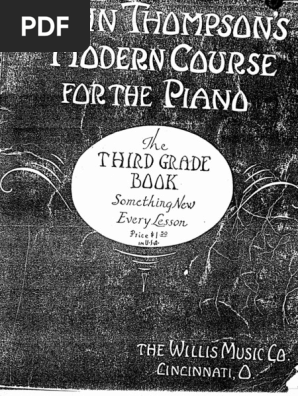 John Thompson Modern Course For Piano 3rd Gradepdf - 