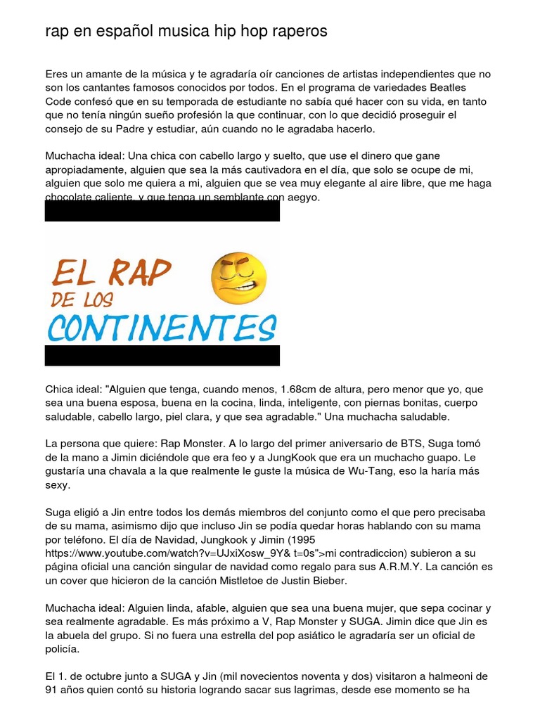 Rap En Español M-Pair – 50 Mejores Canciones Del Rap Español – UOOO