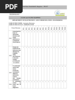 Co - Po Mapping With Justification - Automotive Electronics