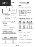 Year 4 Grammar Review: Exercise 2