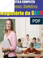Apostila Magistério Processo Seletivo Sedu PDF