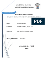 Modelación hidráulica de un canal natural con HEC-RAS