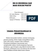 Asuransi Di Indonesia Dan Legitimasi Hukum Positif