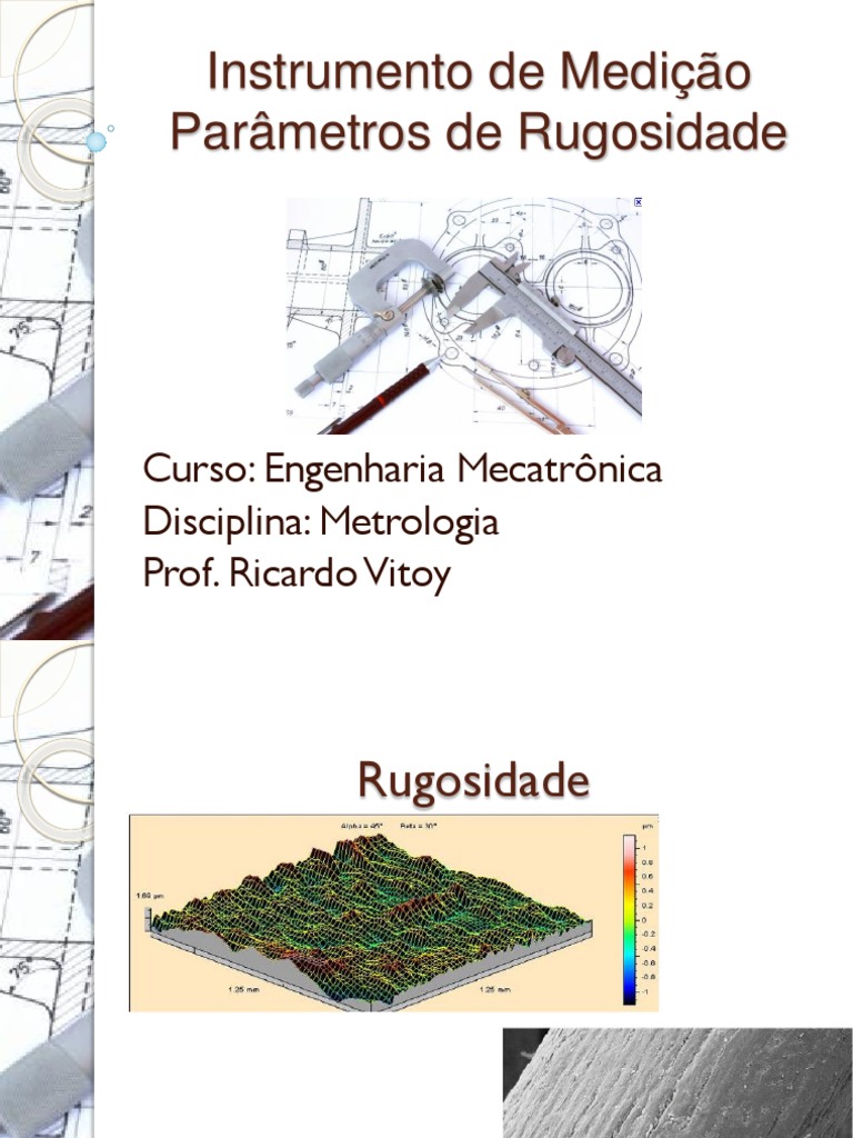 Aula 10 - Rugosidade - Parâmetros | PDF | Média | Ensino de Matemática