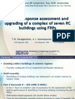 Seismic Response Assessment and Upgrading of A Complex of Seven RC Buildings Using Frps