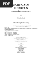 CARTA AOS HEBREUS COMENTÁRIO ESPERANÇA. autor. Fritz Laubach. Editora Evangélica Esperança.pdf