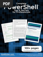 PowerShell 7 Cheat Sheet | PDF | Computing | Computer Programming