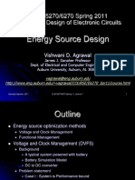 Energy Source Design: ELEC 5270/6270 Spring 2011 Low-Power Design of Electronic Circuits