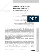 CORREA, CHAVES & SOUSA (2018) - Governar Pela Autonomia: Universidade, Inovação e Capitalismo Cognitivo