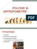 Antropologie Şi Antropometrie