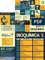 Triptico Grado en Bioquimica 2016