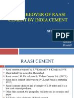 The Takeover of Raasi Cement by India Cement