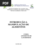 manipulação e Preparo de alimentos