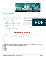 Radioatividade II - Exercícios de aplicação e propostos