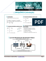 Termoquímica (introdução) exercícios aplicação