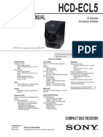 Sony Hcd-Ecl5 Ver1.0 SM PDF