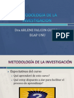 Metodologia de La Investigacion Clases 2018