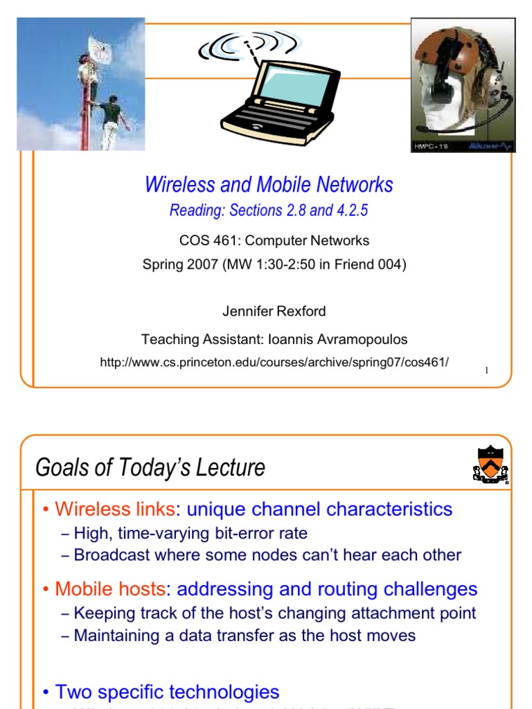 Wireless and Mobile Networks | PDF | Wireless Lan | Wireless Ad Hoc Network