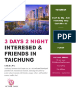 3 Days 2 Night Taichung - Victoria