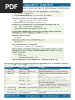 Cheat Sheet SSH v4