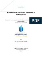 5, BE&GG, Arfin Jaya, Hapzi Ali, Marketing Ethics, Universitas Mercu Buana, 2018
