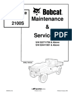 BOBCAT 2100 2100S WORKMATE UTILITY VEHICLE Service Repair Manual SN：522711758 & Above.pdf