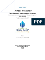 5, SM, Arfin Jaya, Hapzi Ali, Type, Form and Implementation Strategy, Universitas Mercu Buana, 2018