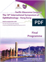 2014-Asia-Pacific Glaucoma Congress-International Symposium of Ophthalmology. Hong Kong