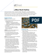 Factsheet: Roof Tarping (Blue Roof) Safety