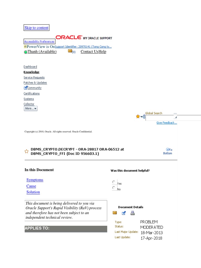 Skip To Content | PDF | Encryption | Oracle Database