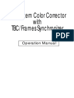 CTB-100 Video Timebase Corrrector Manual